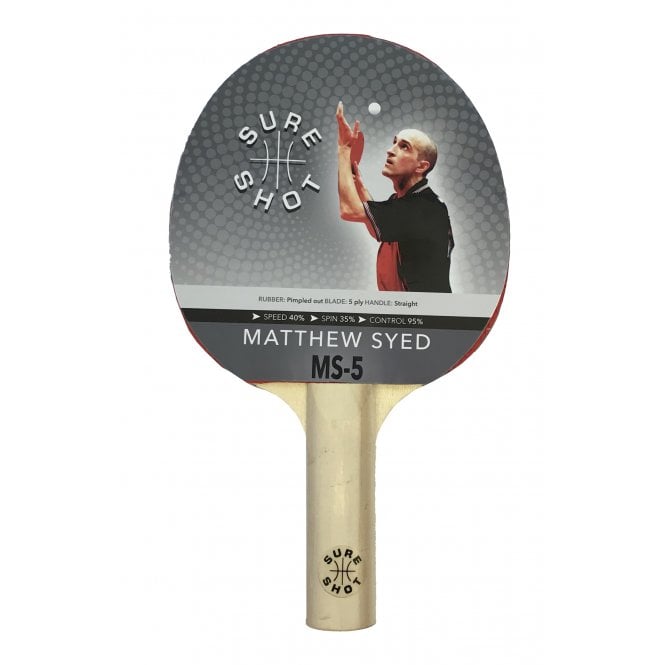 Matthew Syed 5 Pimpled Out Table Tennis Bat